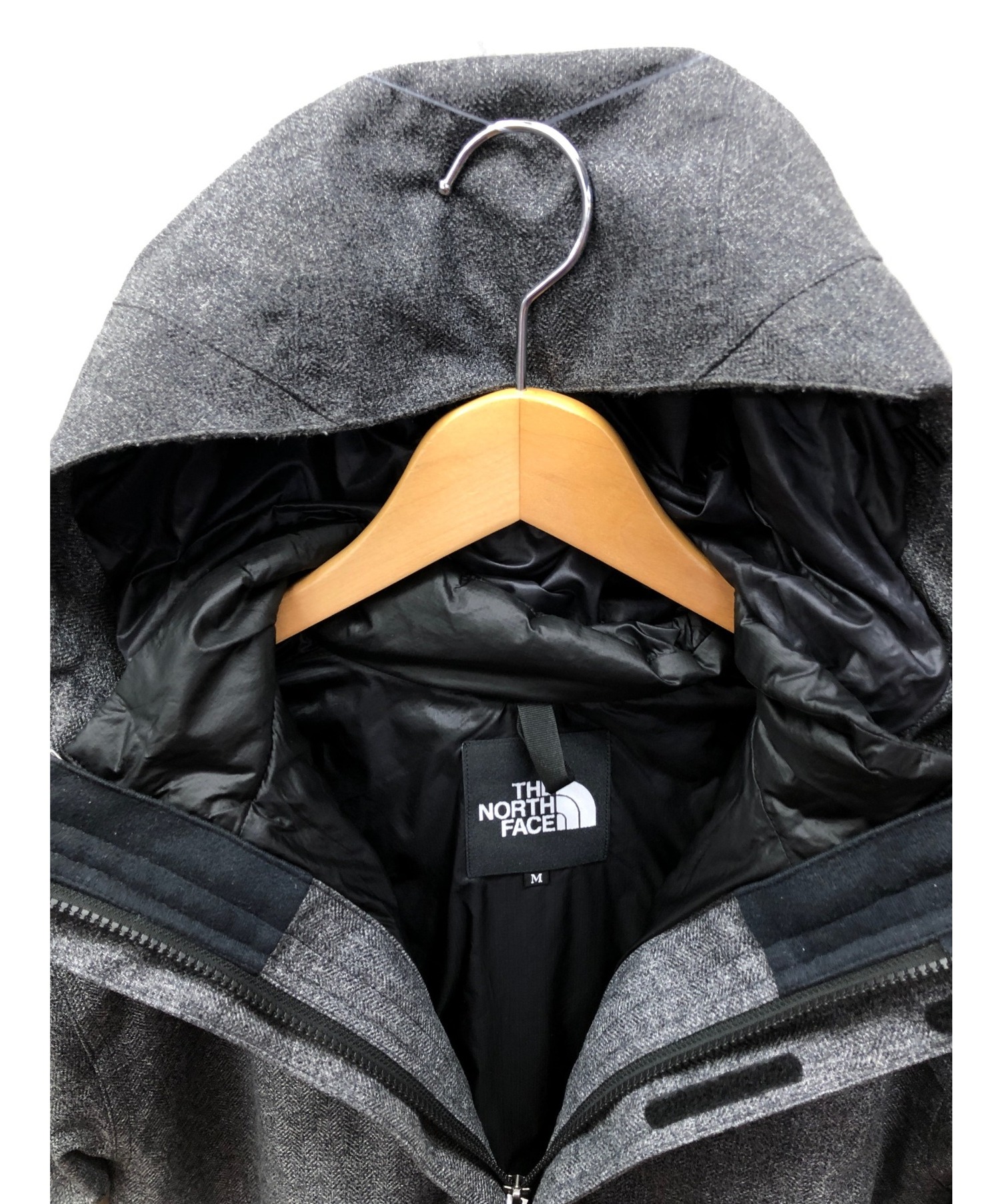 THE NORTH FACE (ザ ノース フェイス) ﾉﾍﾞﾙﾃｨｽｸｰﾌﾟｼﾞｬｹｯﾄ グレー サイズ:MEDIUM