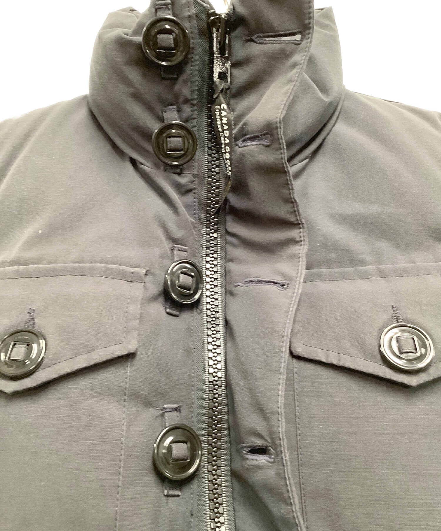 中古・古着通販】CANADA GOOSE (カナダグース) ダウンベスト ブラック