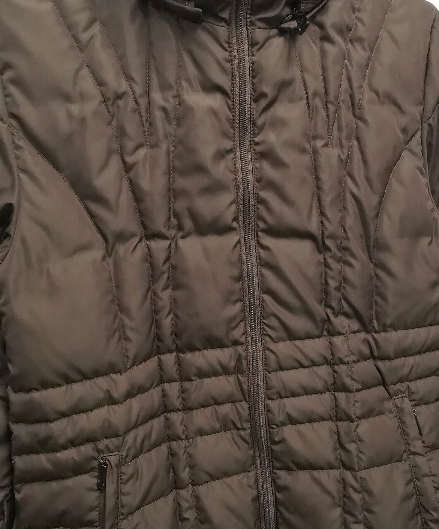 中古・古着通販】MONCLER (モンクレール) ダウンコート ブラウン