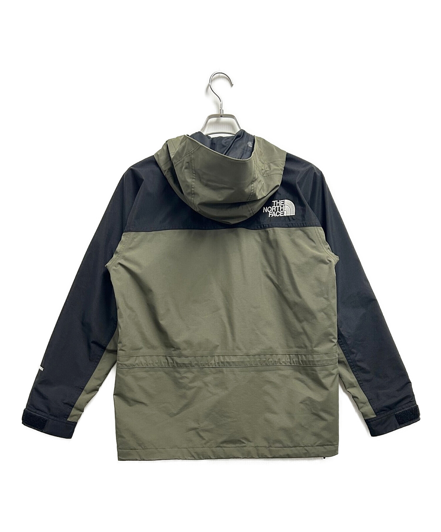 THE NORTH FACE (ザ ノース フェイス) マウンテンライトジャケット カーキ×ブラック サイズ:S