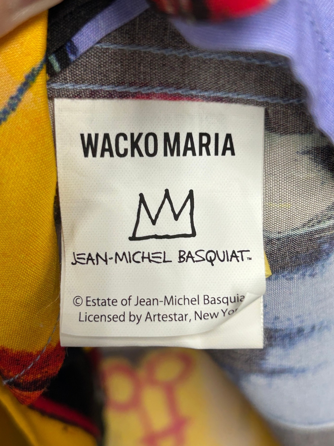 WACKO MARIA (ワコマリア) Jean-Michel Basquiat (ジャン ミシェル バスキア) アロハシャツ マルチカラー サイズ:L