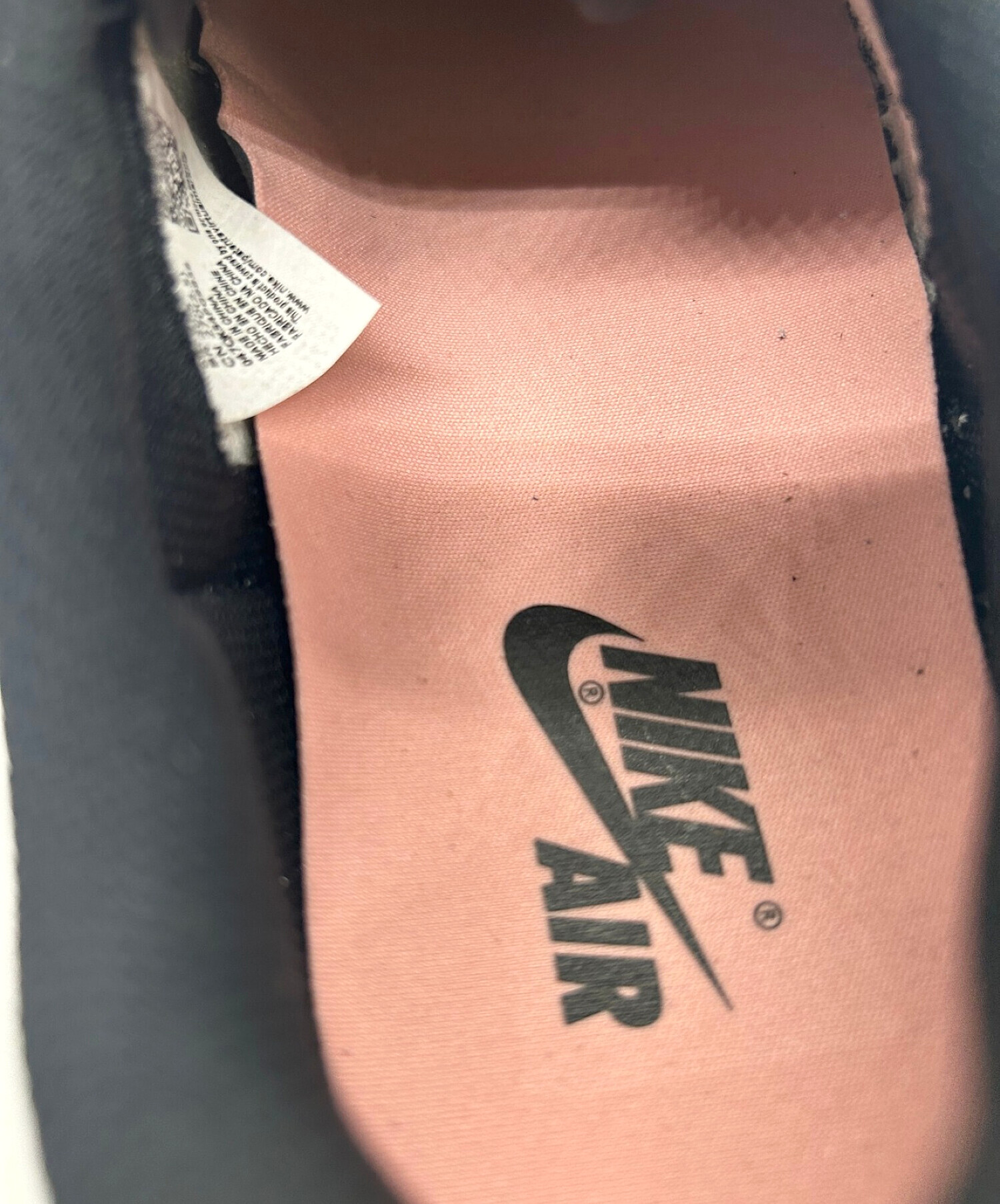 中古・古着通販】NIKE (ナイキ) スニーカー ピンク×ブラック サイズ:27