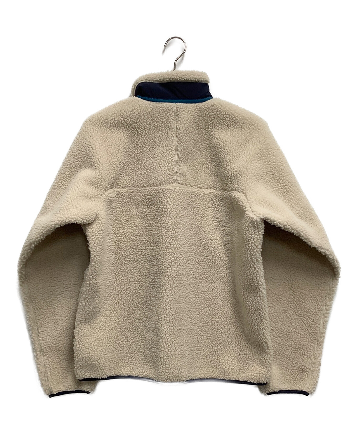 Patagonia (パタゴニア) クラシックレトロジャケット ベージュ×ネイビー サイズ:M 未使用品