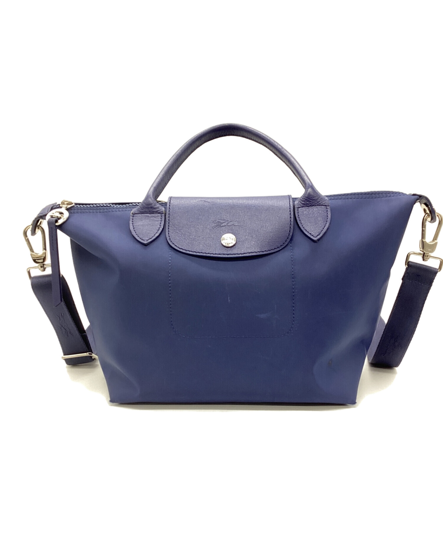 中古・古着通販】LONGCHAMP (ロンシャン) 2WAYショルダーバッグ ネイビー｜ブランド・古着通販 トレファク公式【TREFAC  FASHION】スマホサイト