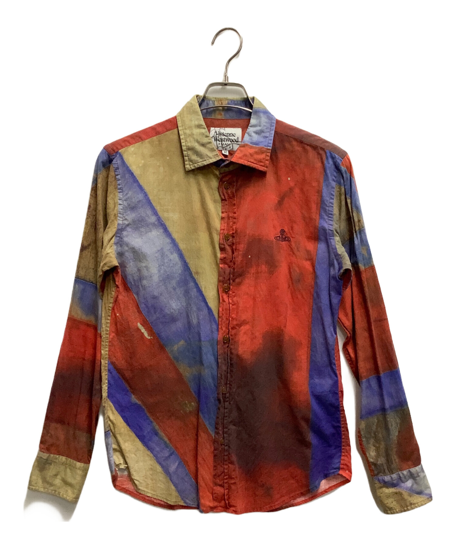 中古・古着通販】Vivienne Westwood man (ヴィヴィアン ウェストウッド マン) 長袖シャツ マルチカラー  サイズ:46｜ブランド・古着通販 トレファク公式【TREFAC FASHION】スマホサイト