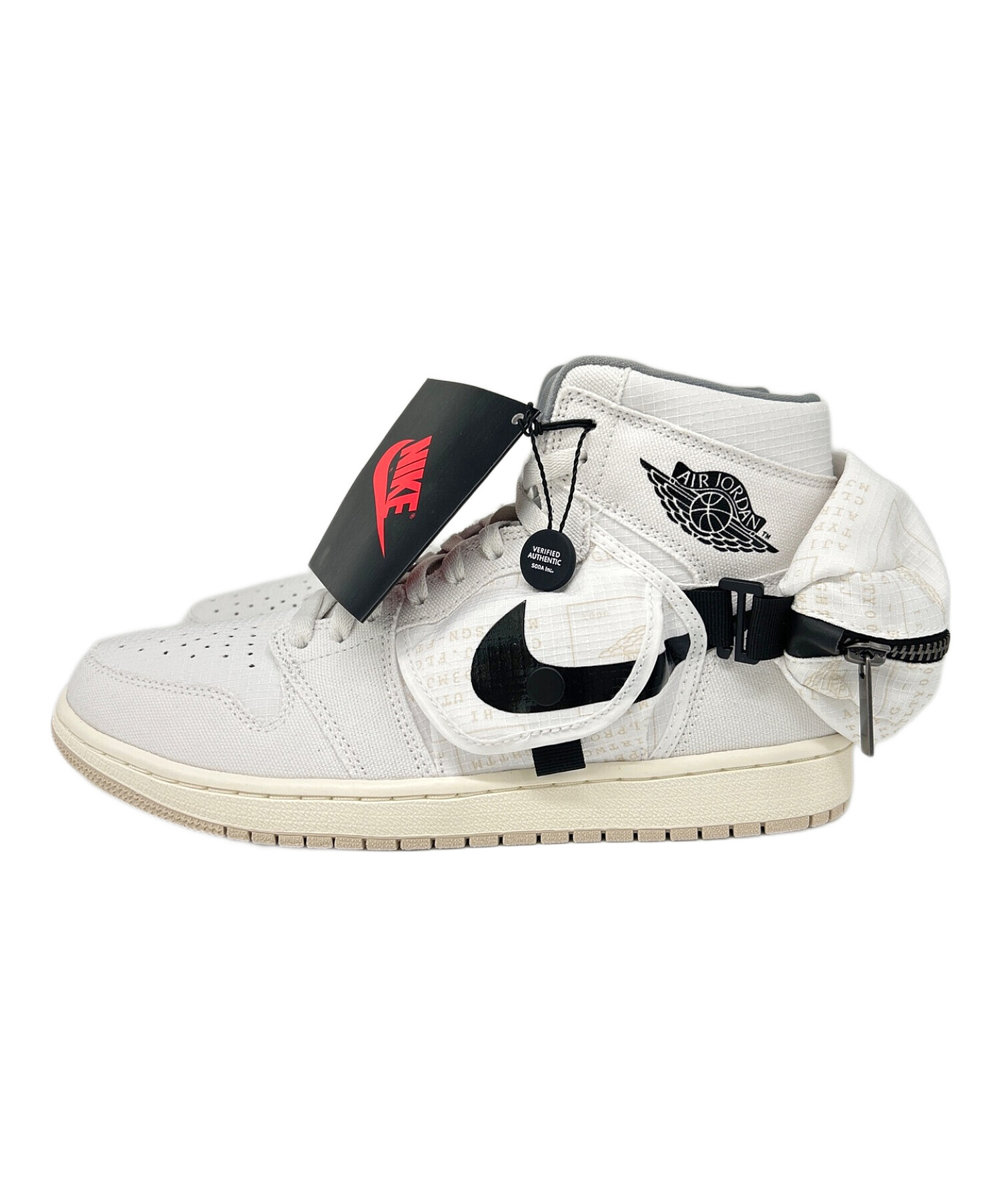 中古・古着通販】NIKE (ナイキ) AIR JORDAN 1 UTILITY ホワイト サイズ ...