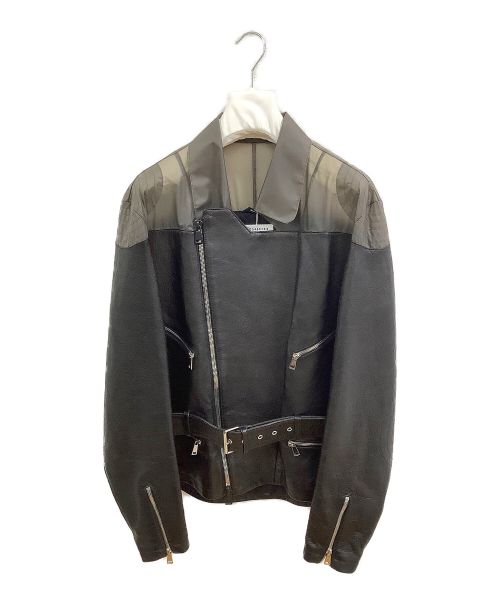 【中古・古着通販】Maison Margiela (メゾンマルジェラ) 切替レザー