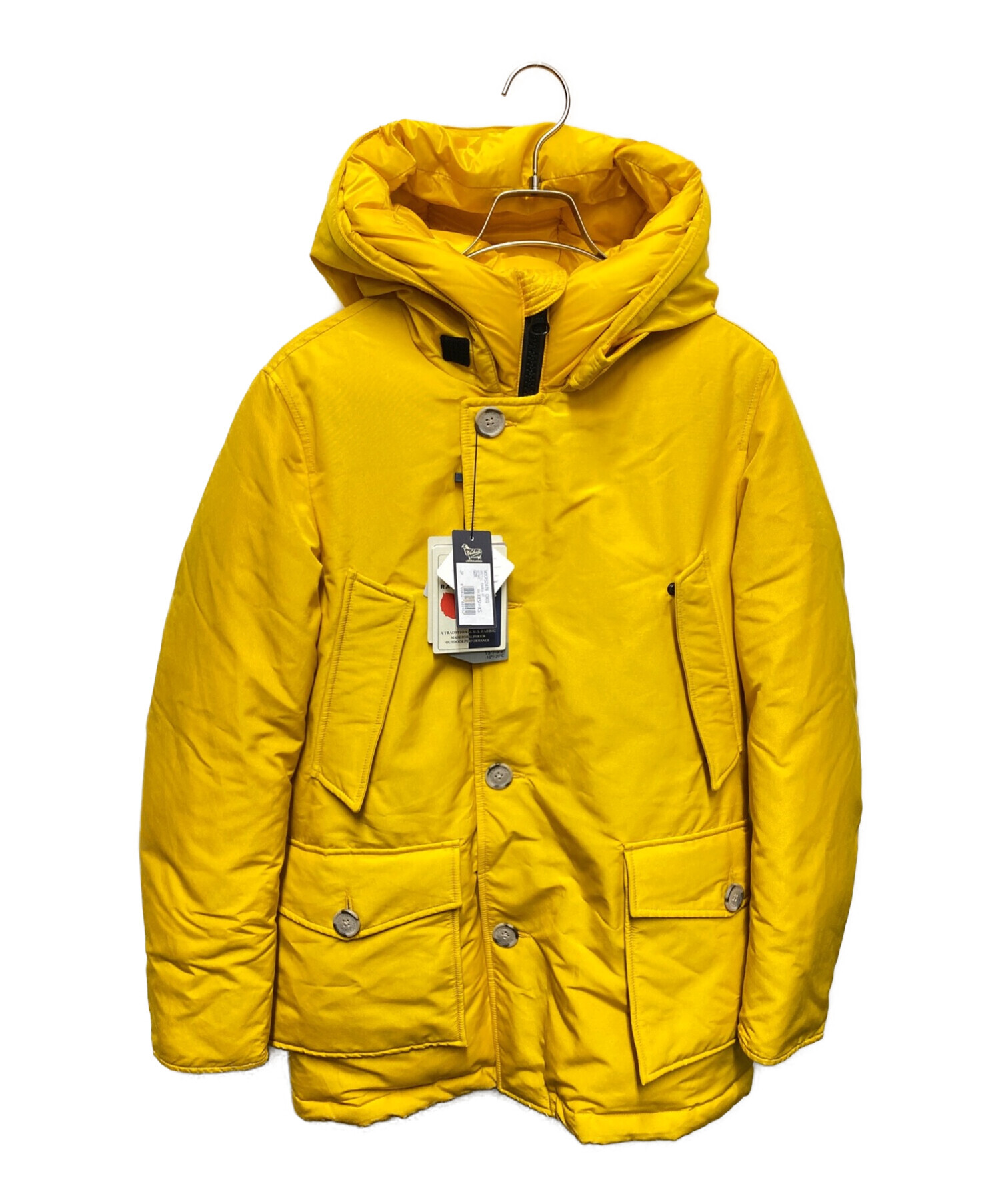 WOOLRICH (ウールリッチ) ダウンコート イエロー サイズ:EU XS