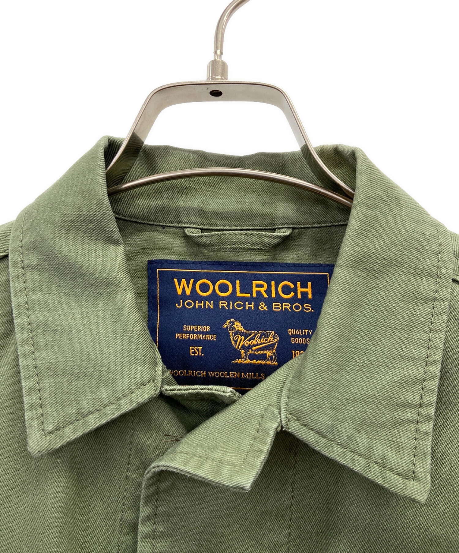 WOOLRICH (ウールリッチ) M65ジャケット カーキ サイズ:M