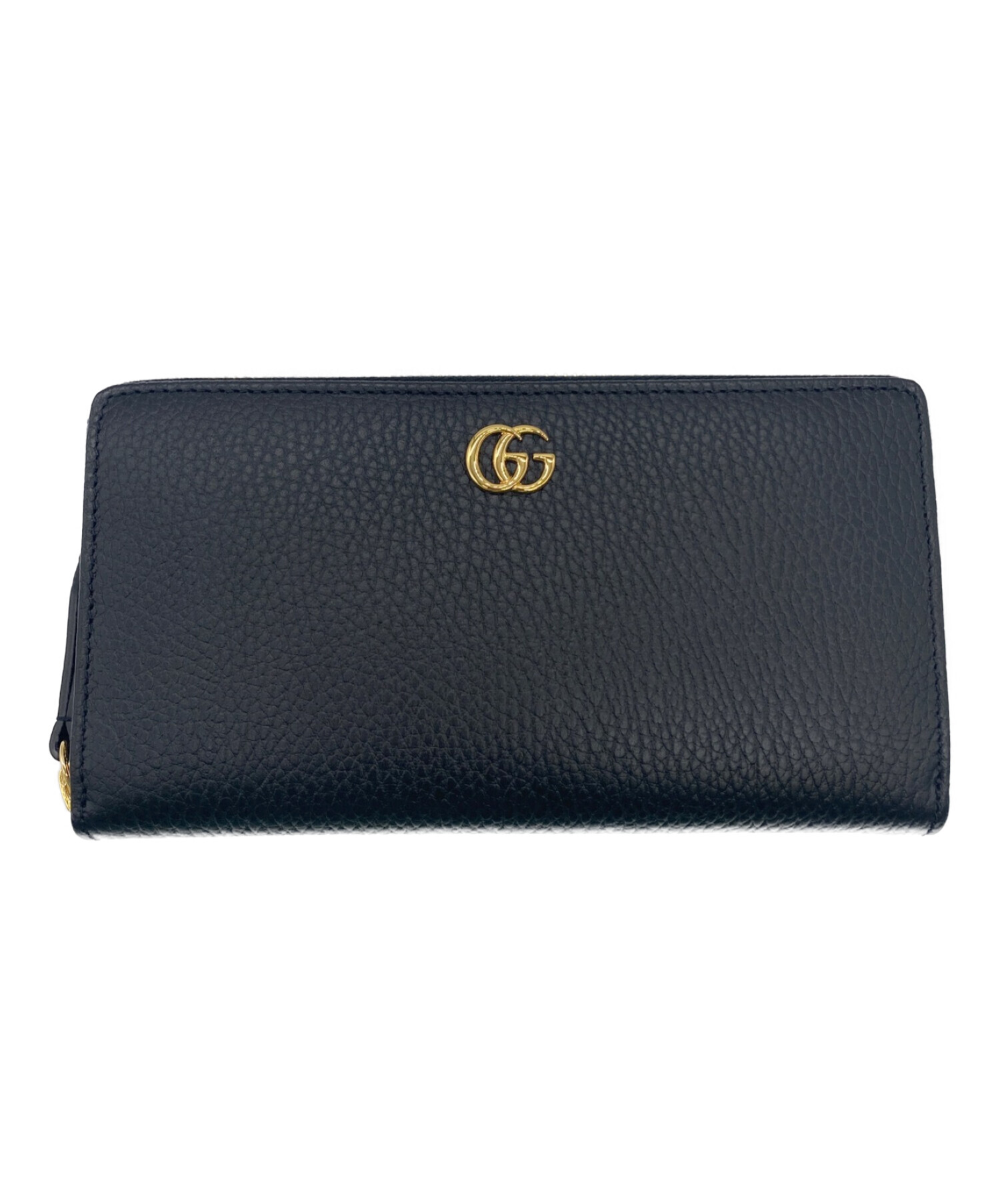 中古・古着通販】GUCCI (グッチ) ラウンドファスナー財布 ブラック