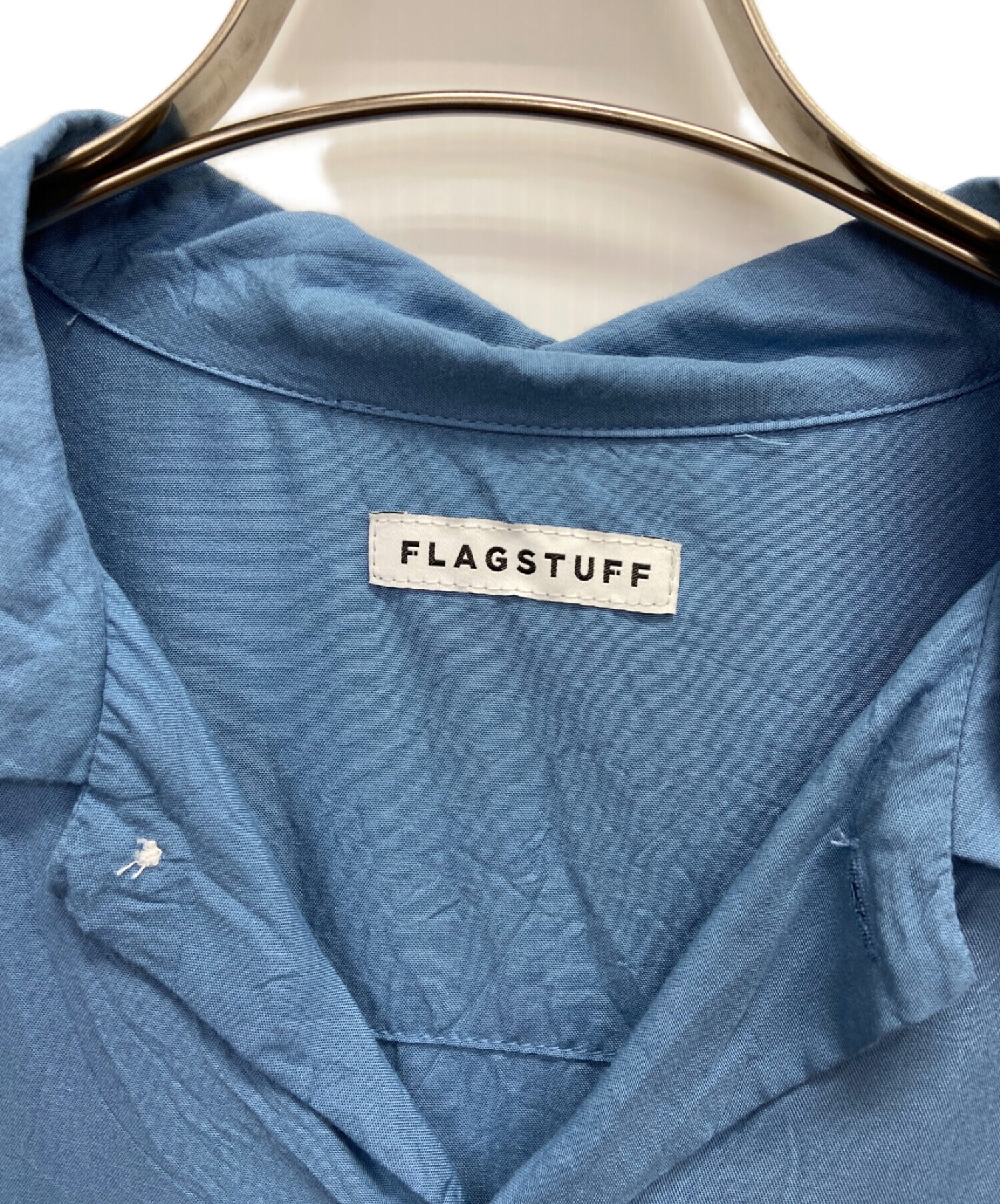 flagstuff (フラグスタッフ) オープンカラーシャツ スカイブルー サイズ:L