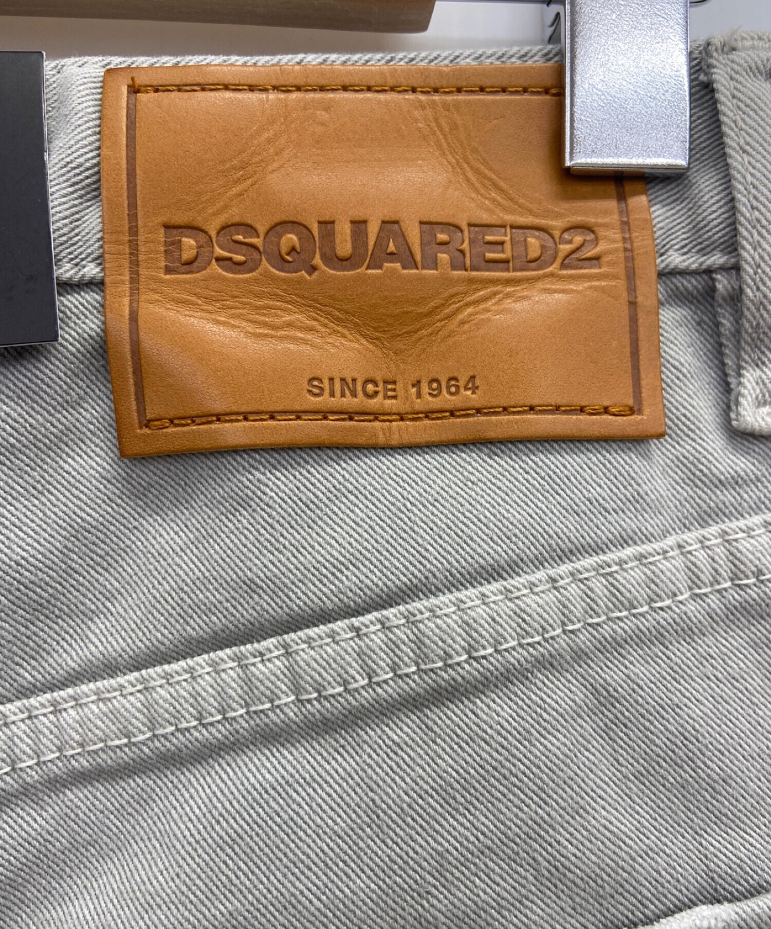 中古・古着通販】DSQUARED2 (ディースクエアード) デニムパンツ グレー