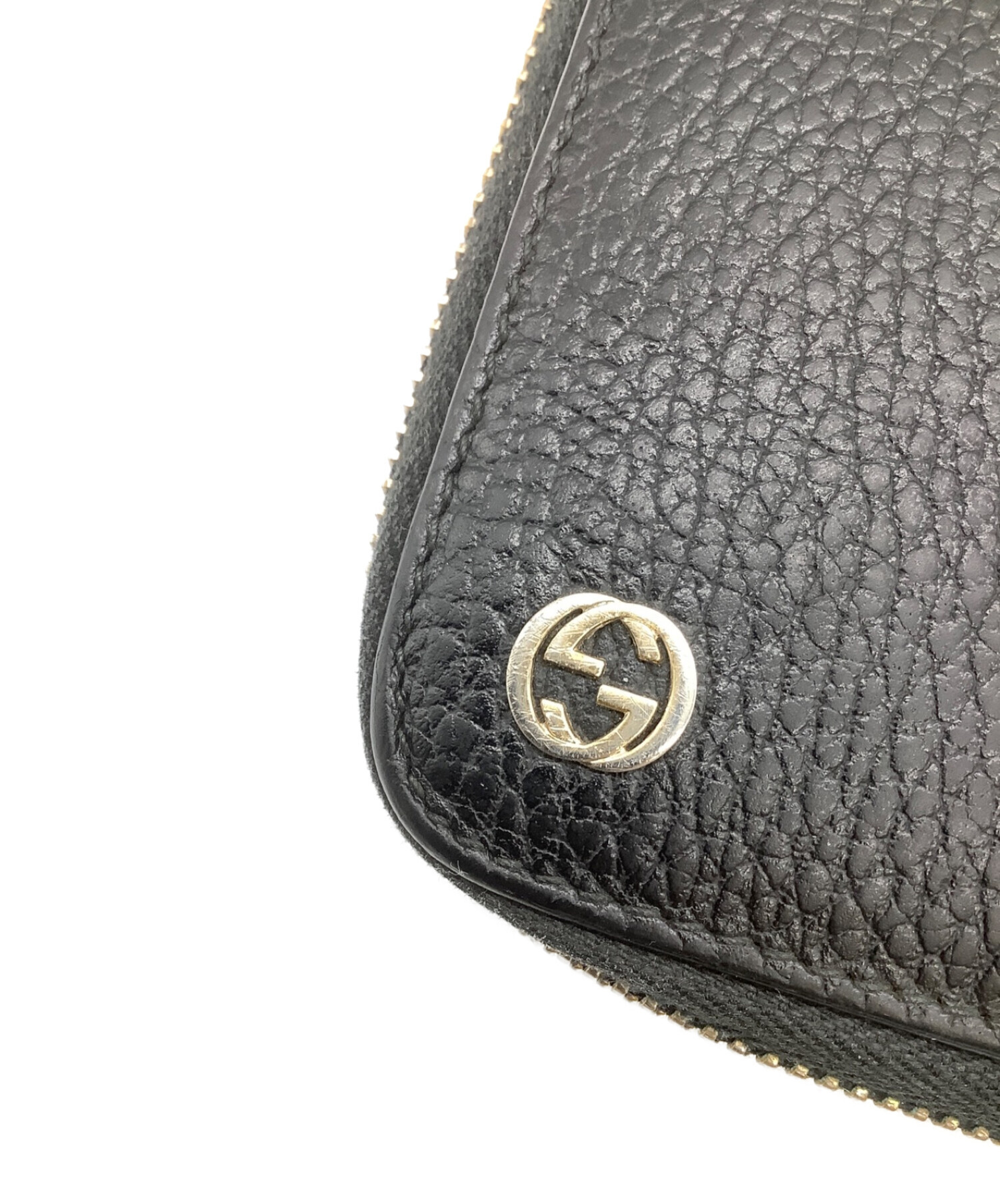 中古・古着通販】GUCCI (グッチ) ラウンドファスナーウォレット ブラック｜ブランド・古着通販 トレファク公式【TREFAC  FASHION】スマホサイト