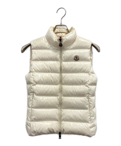 中古・古着通販】MONCLER (モンクレール) ダウンベスト アイボリー