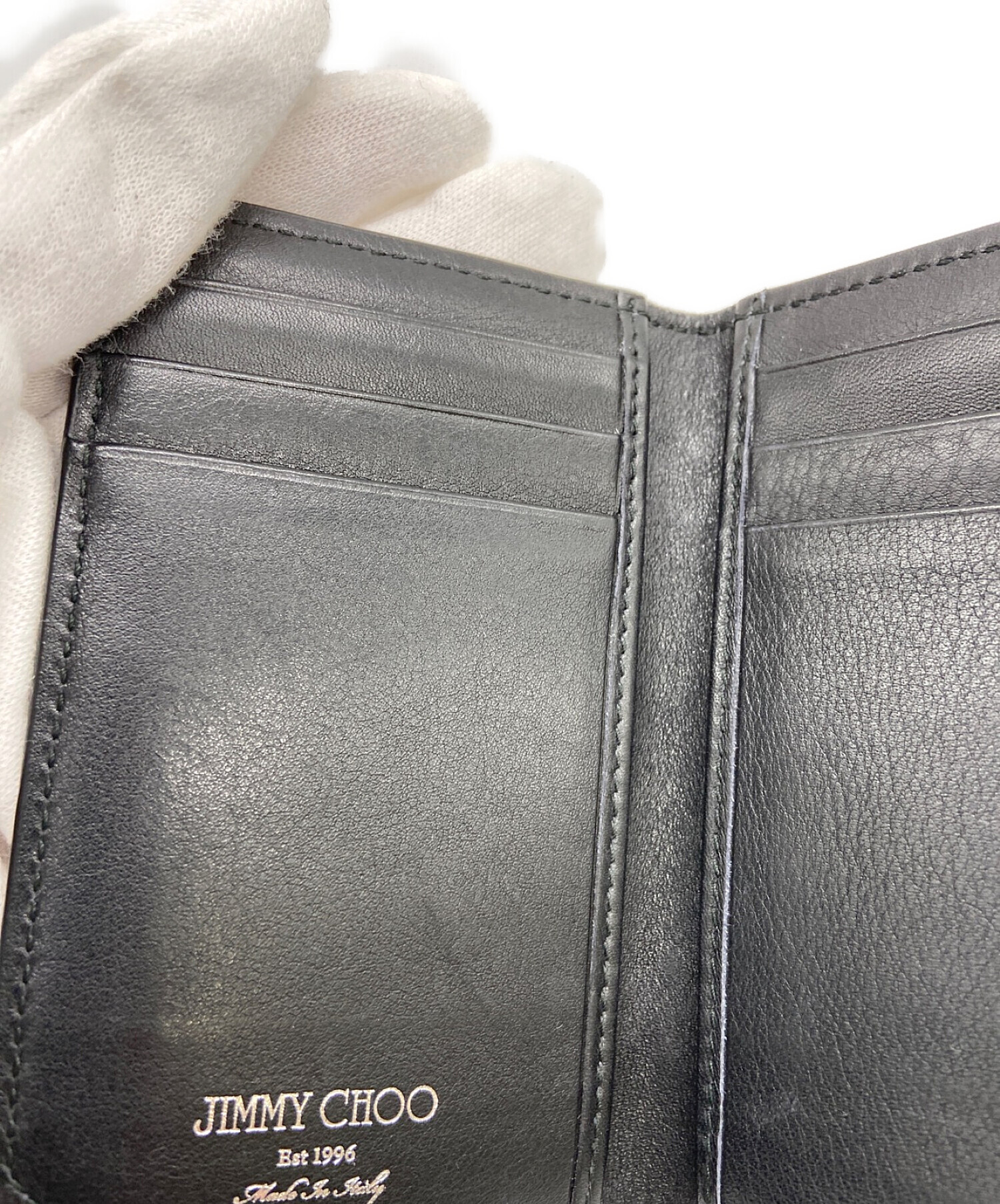 中古・古着通販】JIMMY CHOO (ジミーチュウ) カードケース ブラック