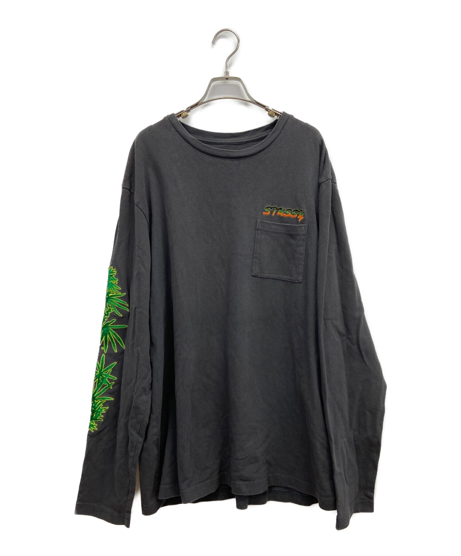 stussy (ステューシー) 長袖Tシャツ グレー サイズ:XL