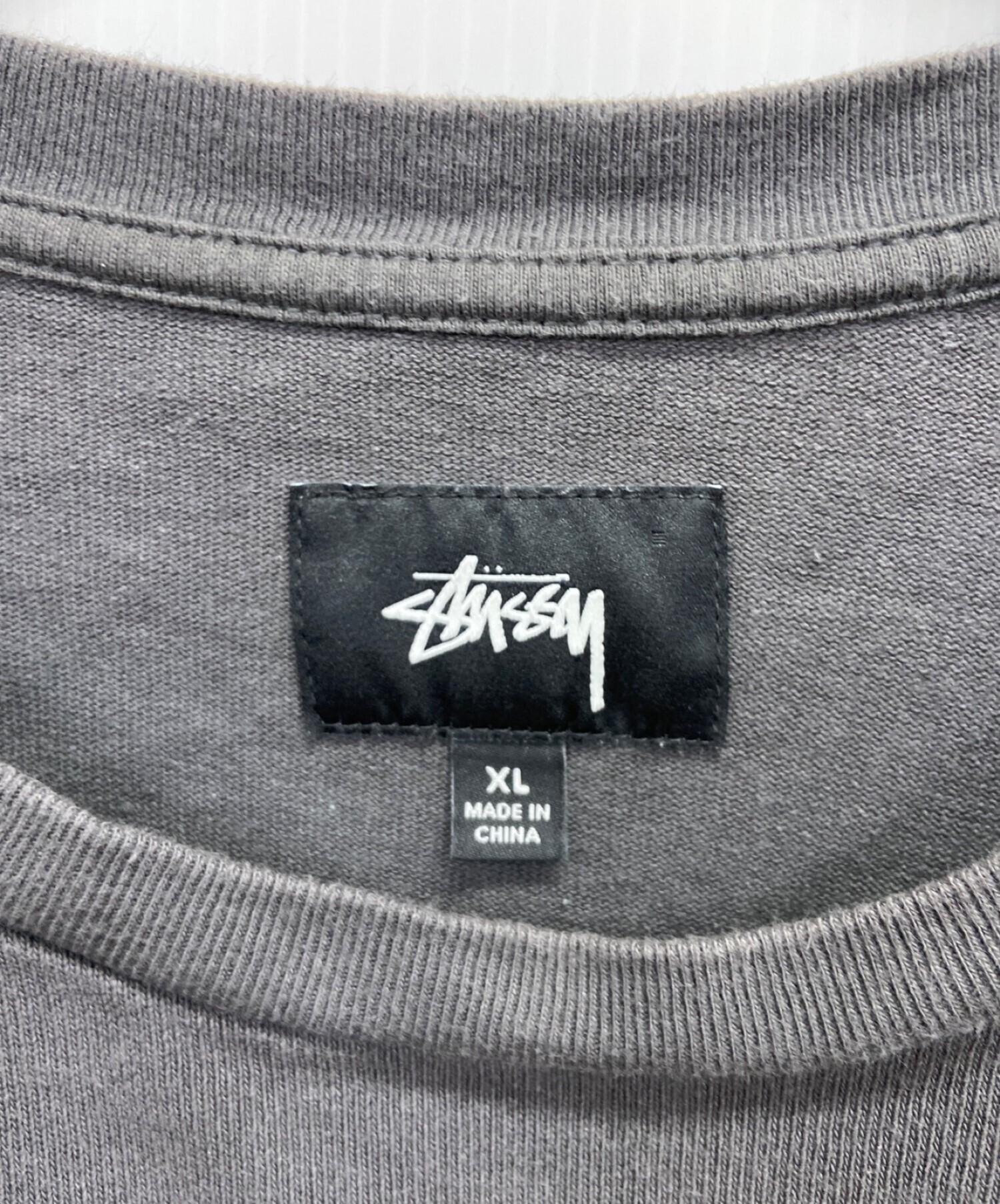 stussy (ステューシー) 長袖Tシャツ グレー サイズ:XL