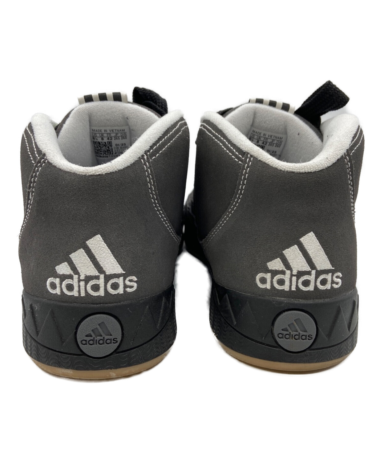 中古・古着通販】adidas (アディダス) スニーカー グレー サイズ:UK8