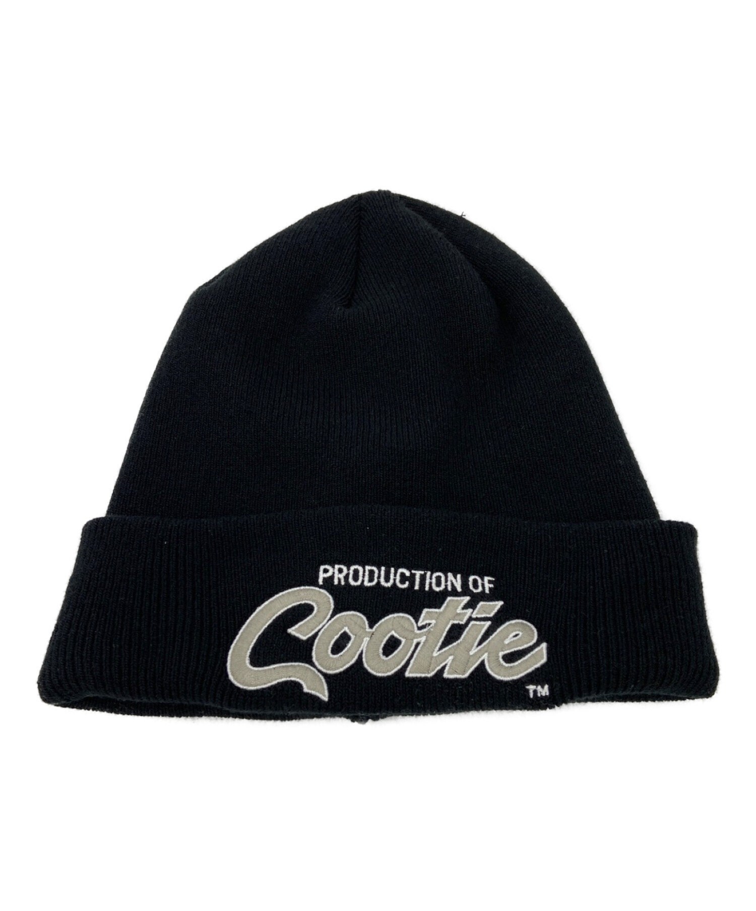 COOTIE PRODUCTIONS (クーティープロダクツ) ニット帽 ブラック 未使用品