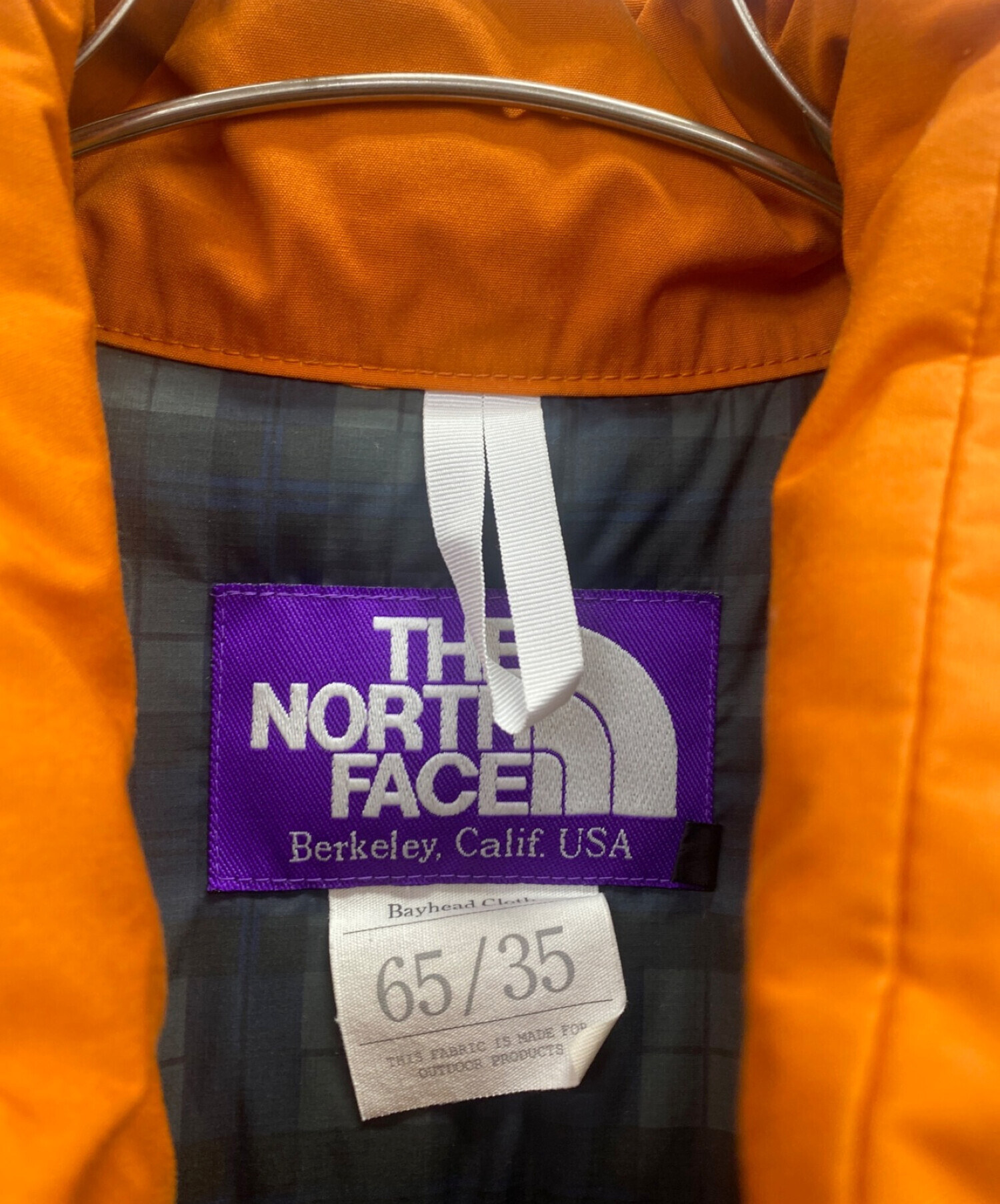 THE NORTH FACE (ザ ノース フェイス) ダウンベスト オレンジ サイズ:M