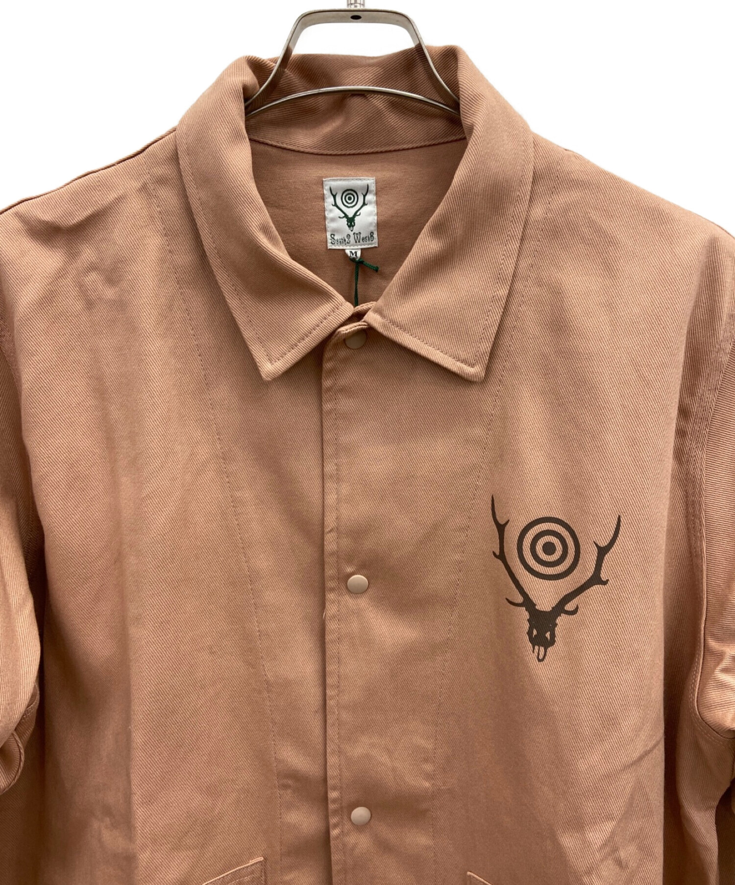 South2 West8 (サウスツー ウエストエイト) Coach Jacket - Cotton Twill（コットンツイルコーチジャケット）  ピンク サイズ:M 未使用品