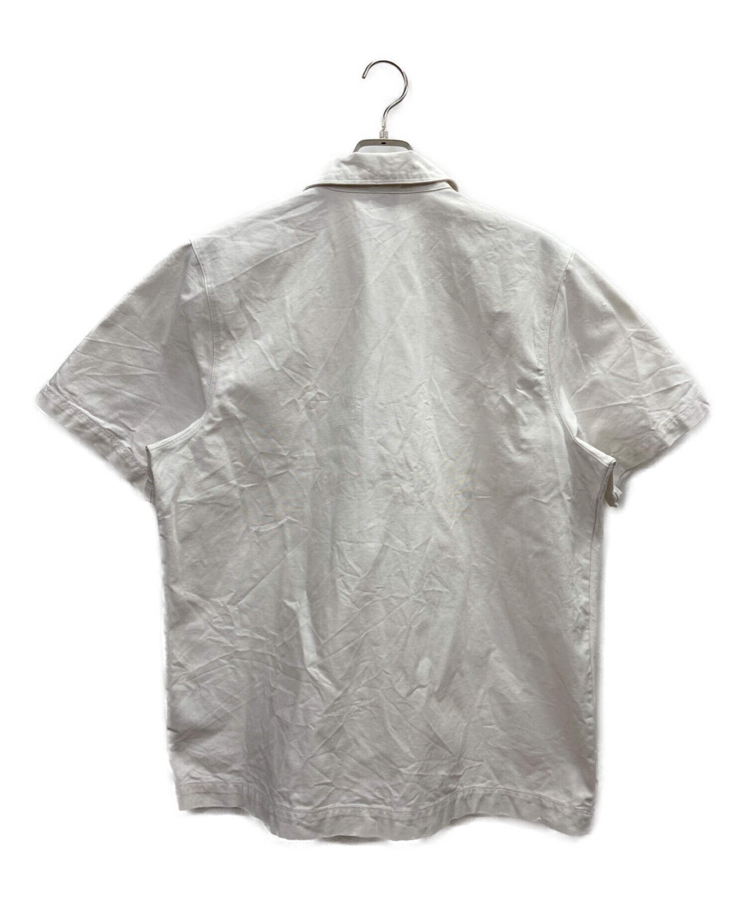 NIKE (ナイキ) 半袖ハーフジップシャツ ホワイト サイズ:L