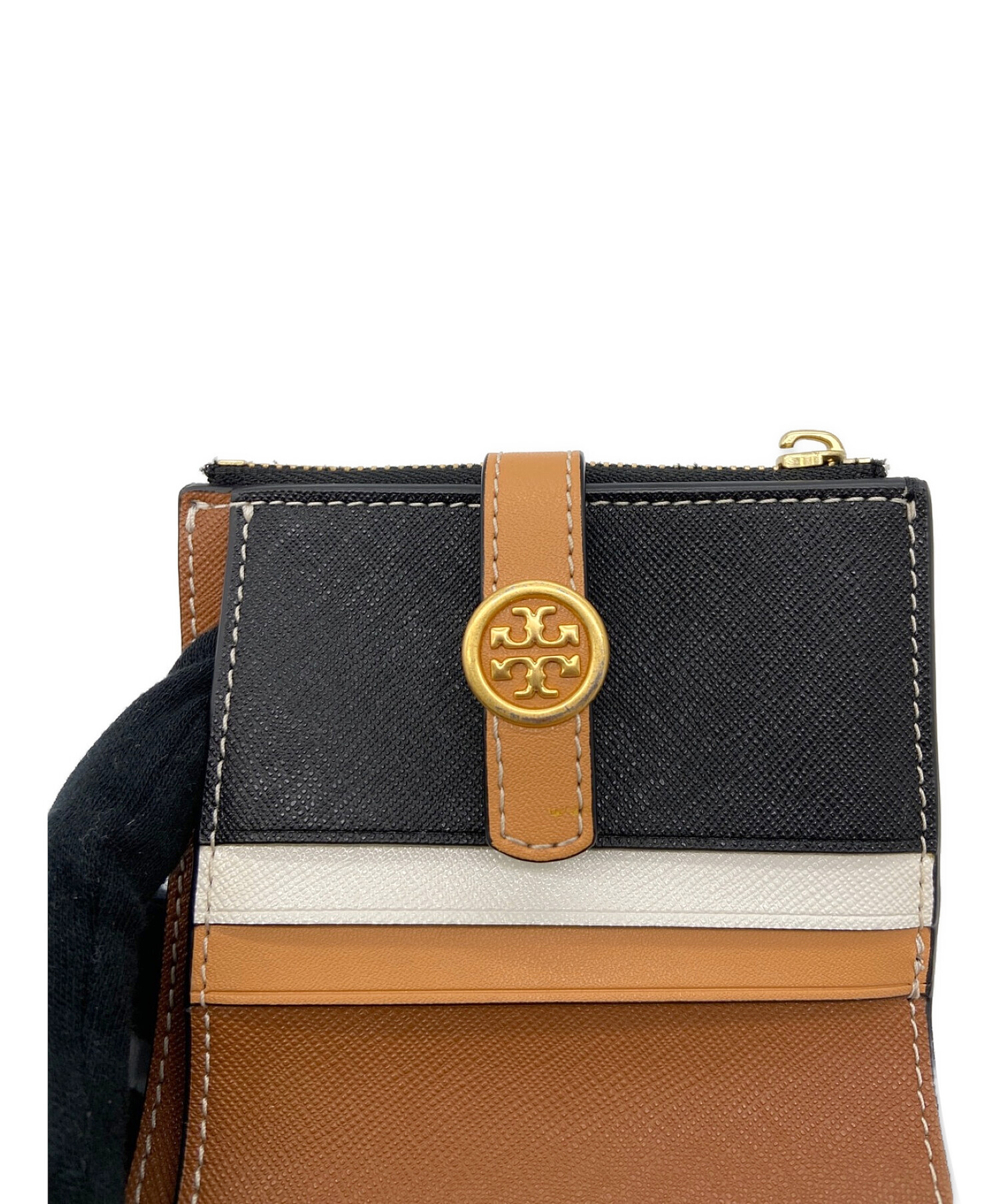 中古・古着通販】TORY BURCH (トリーバーチ) ミニウォレット ブラック