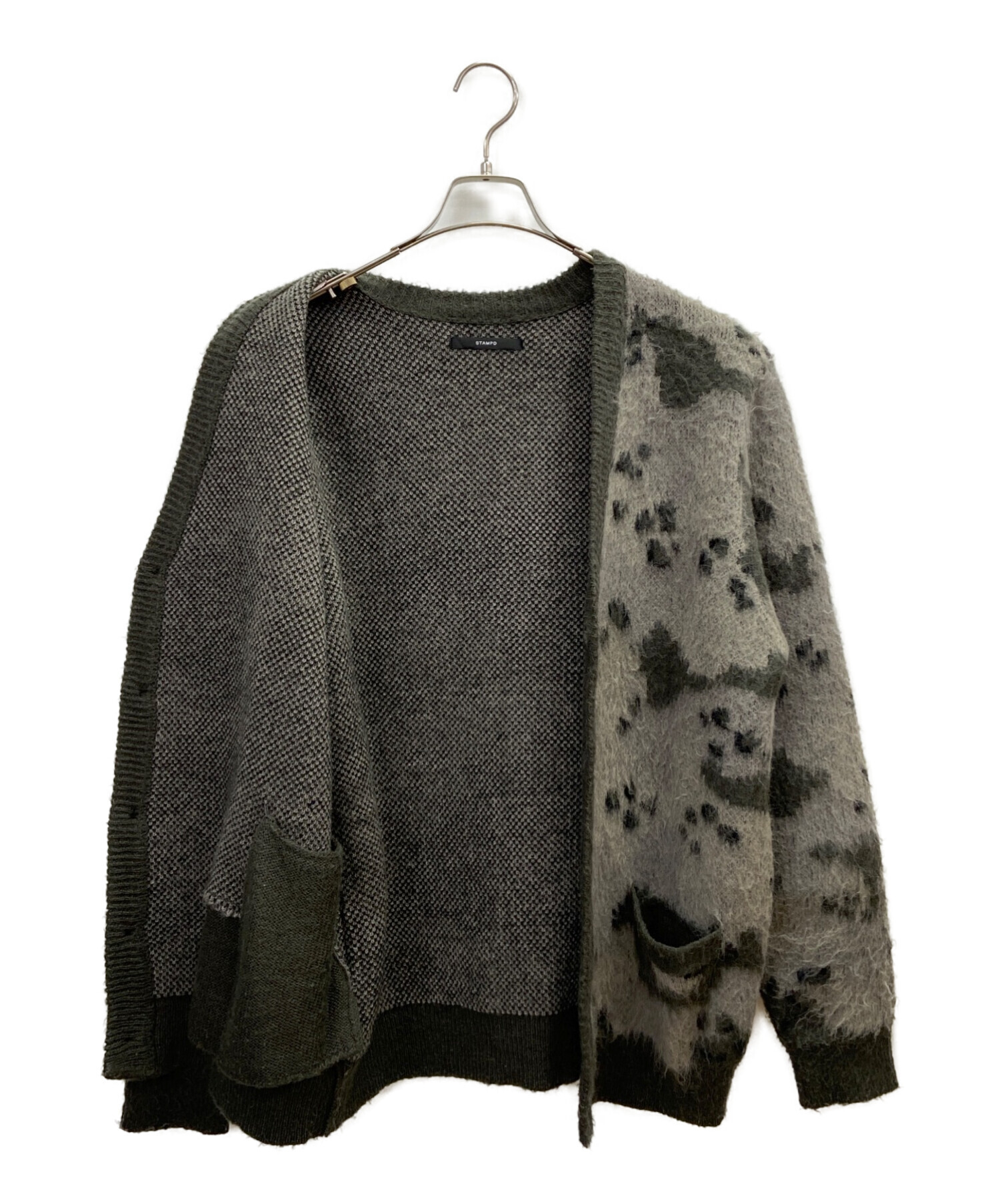 STAMPD (スタンプド) Desert Camo Cardigan グレー×カーキ サイズ:M