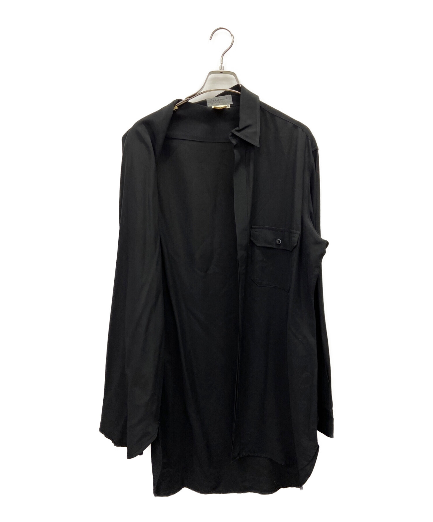 Yohji Yamamoto pour homme (ヨウジヤマモト プールオム) オーバーサイズシャツ ブラック サイズ:3