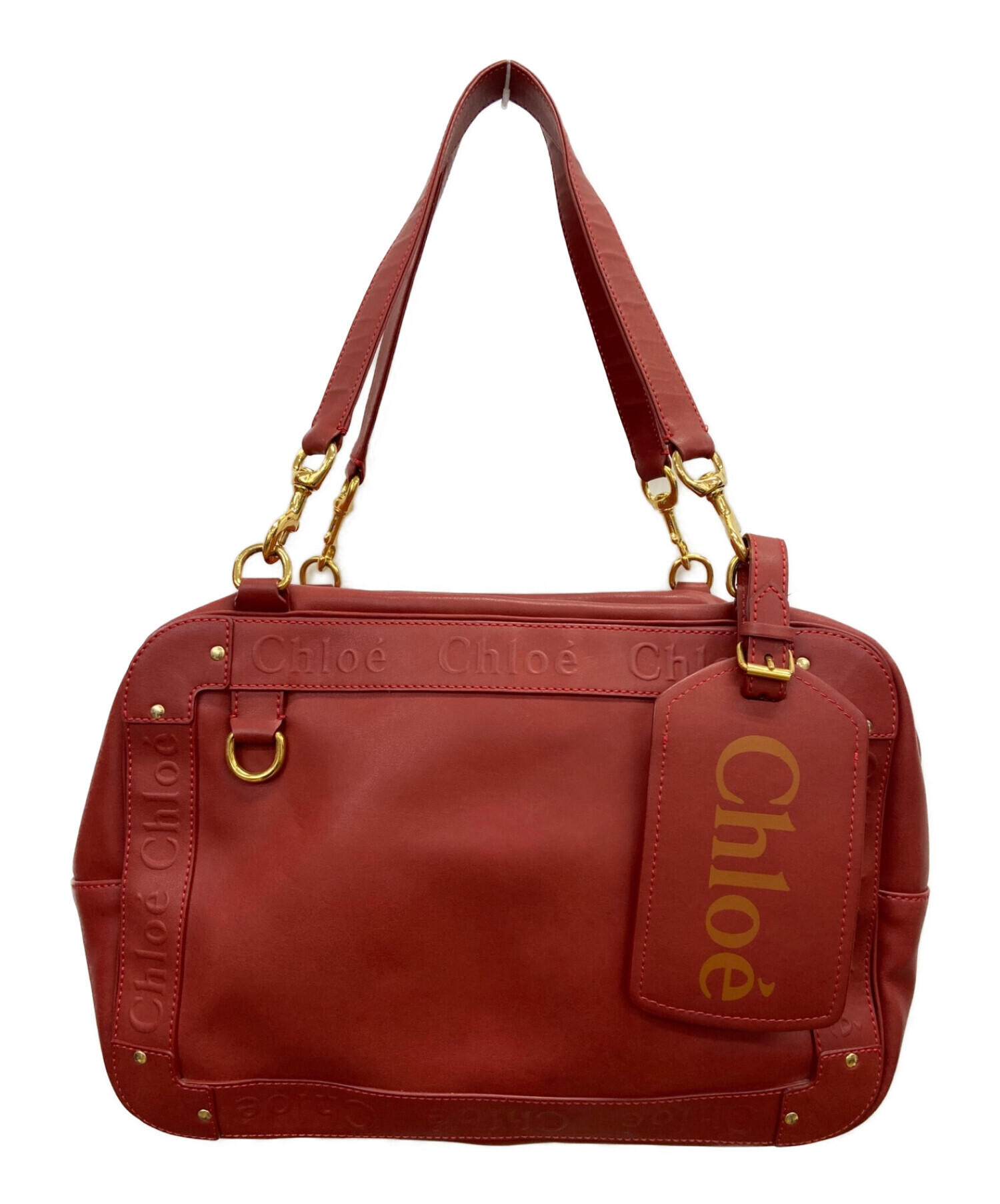 値下げ中！！Chloé Red Handbag クロエ ハンドバッグ 赤-