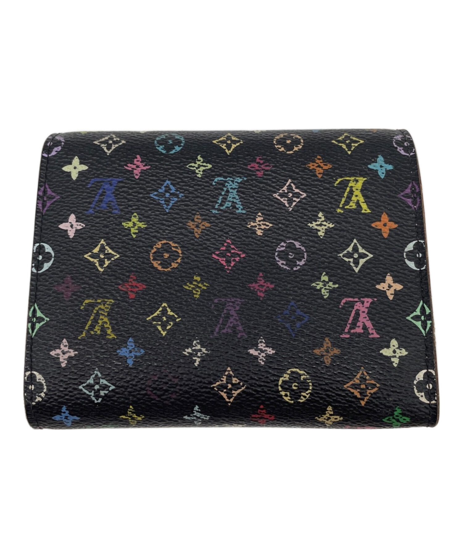 中古・古着通販】LOUIS VUITTON (ルイ ヴィトン) 3つ折り財布 ブラック×パープル｜ブランド・古着通販 トレファク公式【TREFAC  FASHION】スマホサイト