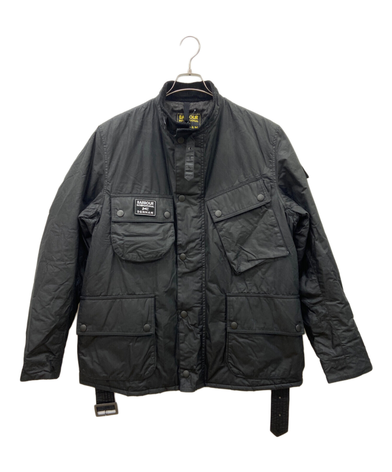 Denham (デンハム) Barbour (バブアー) ワックスジャケット ブラック サイズ:XL 未使用品