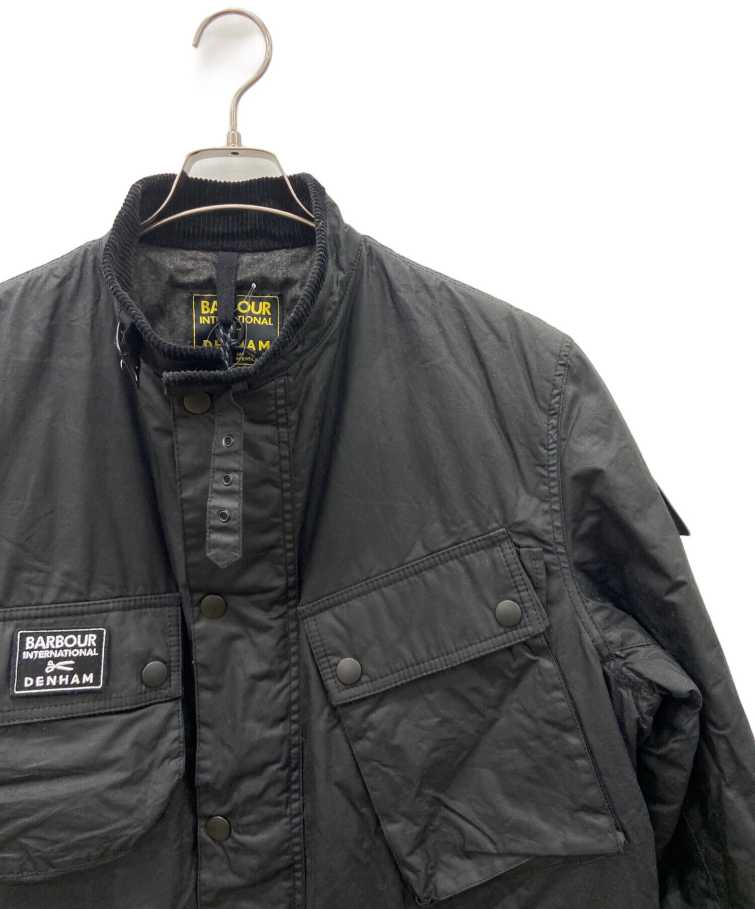 Denham (デンハム) Barbour (バブアー) ワックスジャケット ブラック サイズ:XL 未使用品