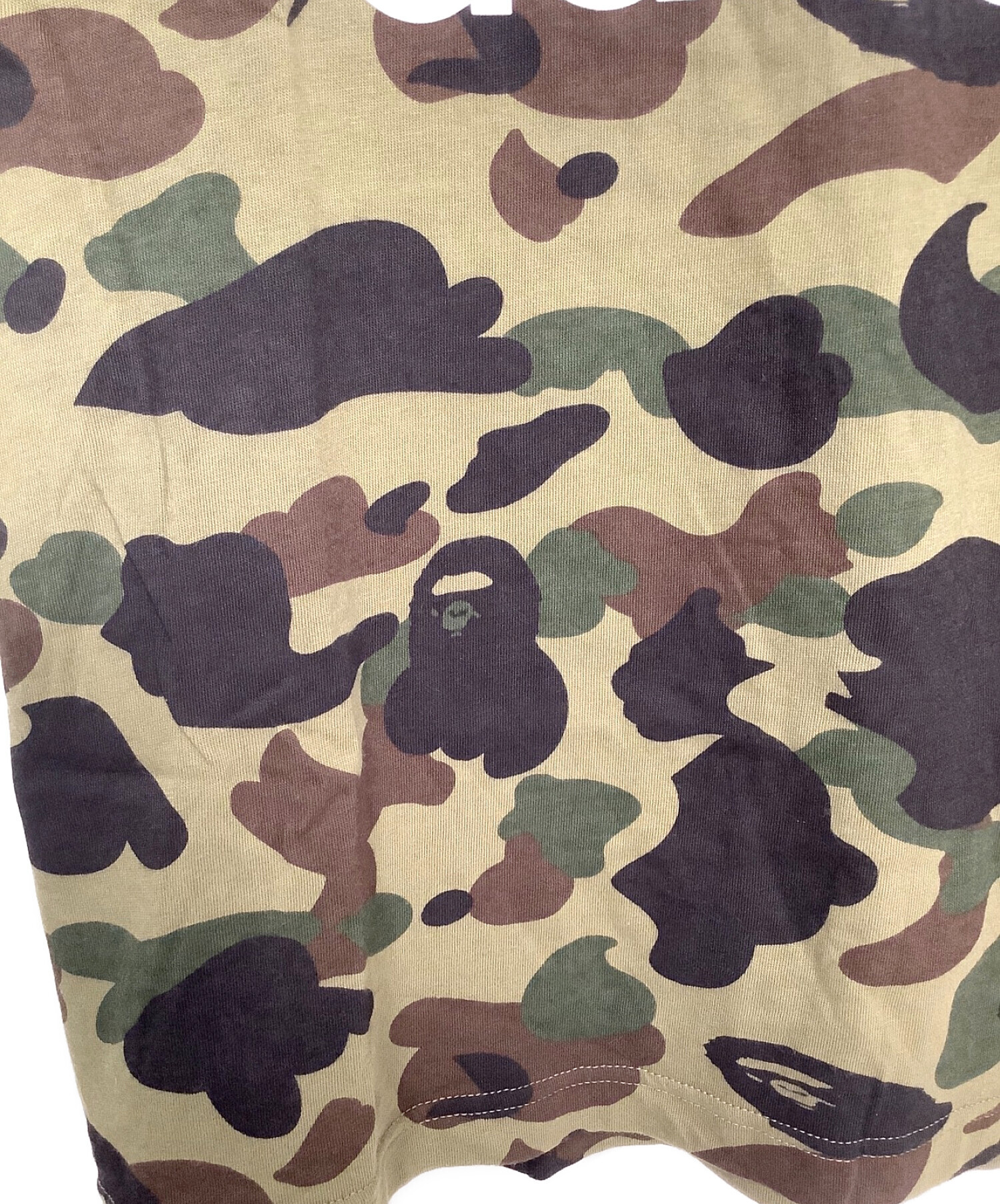 adidas × A BATHING APE (アディダス × アベイシングエイプ) BAPE SSL TEE カーキ サイズ:O