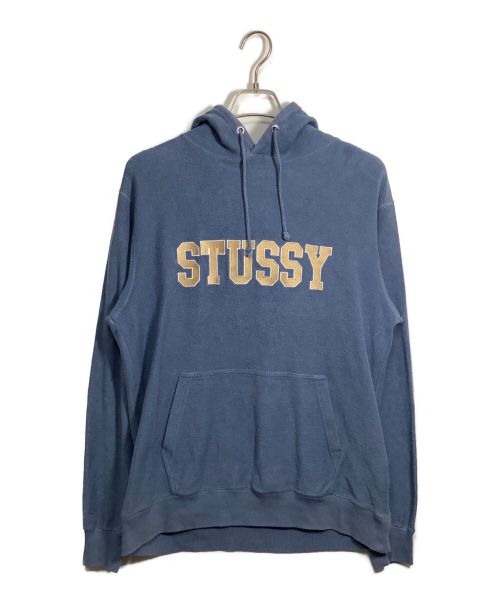 中古・古着通販】stussy (ステューシー) ロゴパーカー ブルー サイズ:L