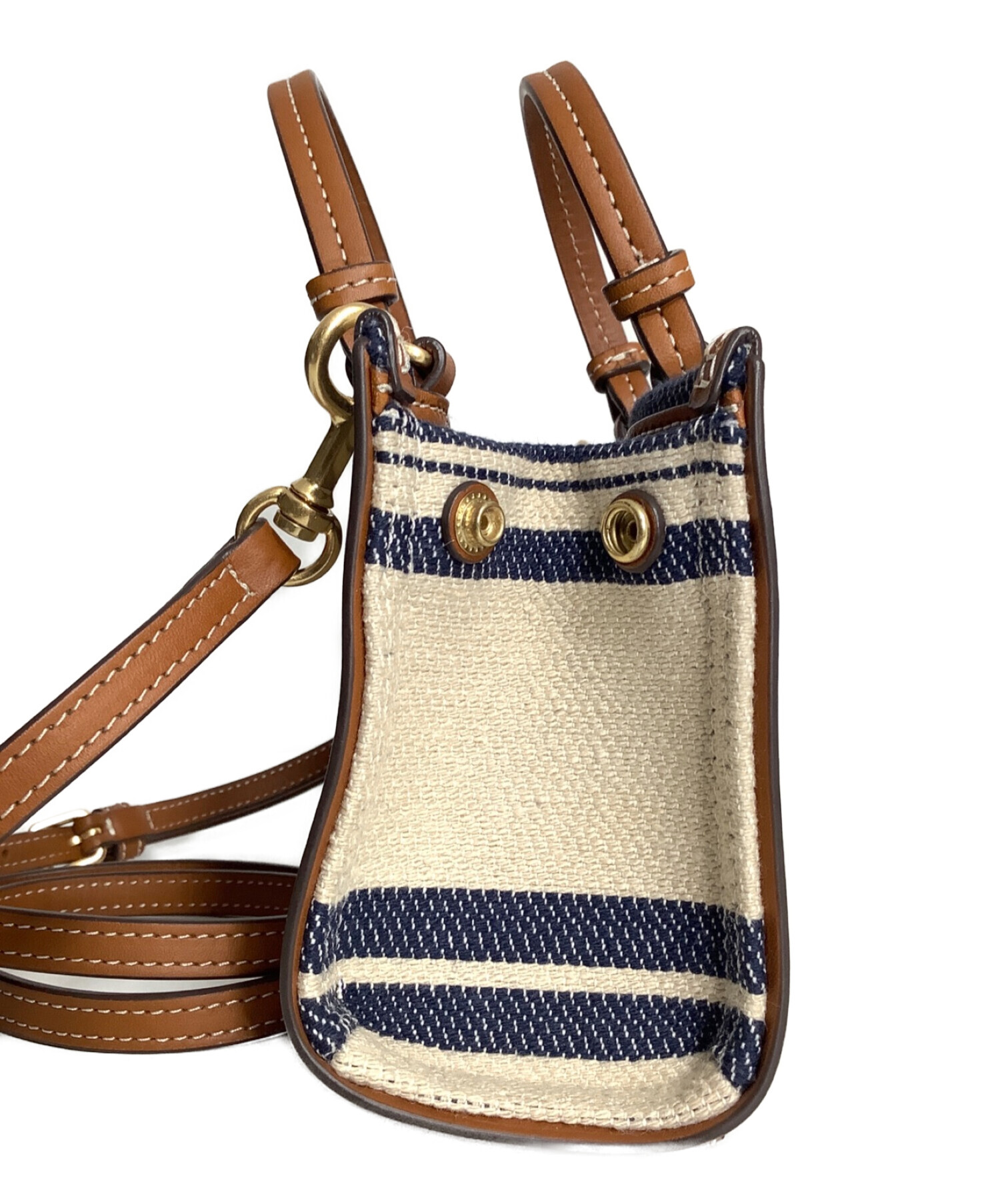 tory burch ella jacquard stripe mini tote