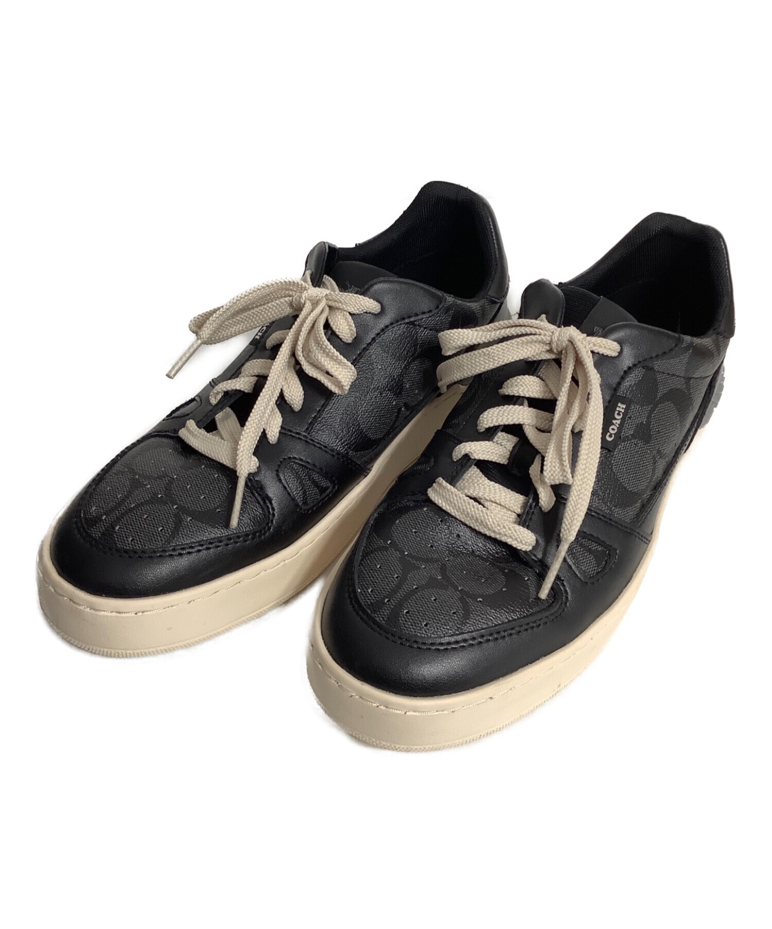 COACH (コーチ) Citysole コートスニーカー ブラック サイズ:26