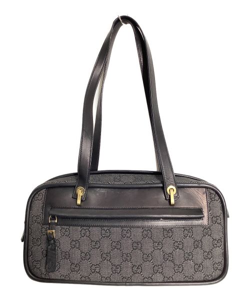 【中古・古着通販】GUCCI (グッチ) ハンドバッグ ブラック