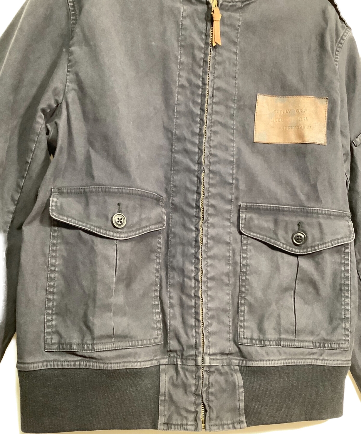 中古・古着通販】RRL (ダブルアールエル) フライトジャケット ブラック