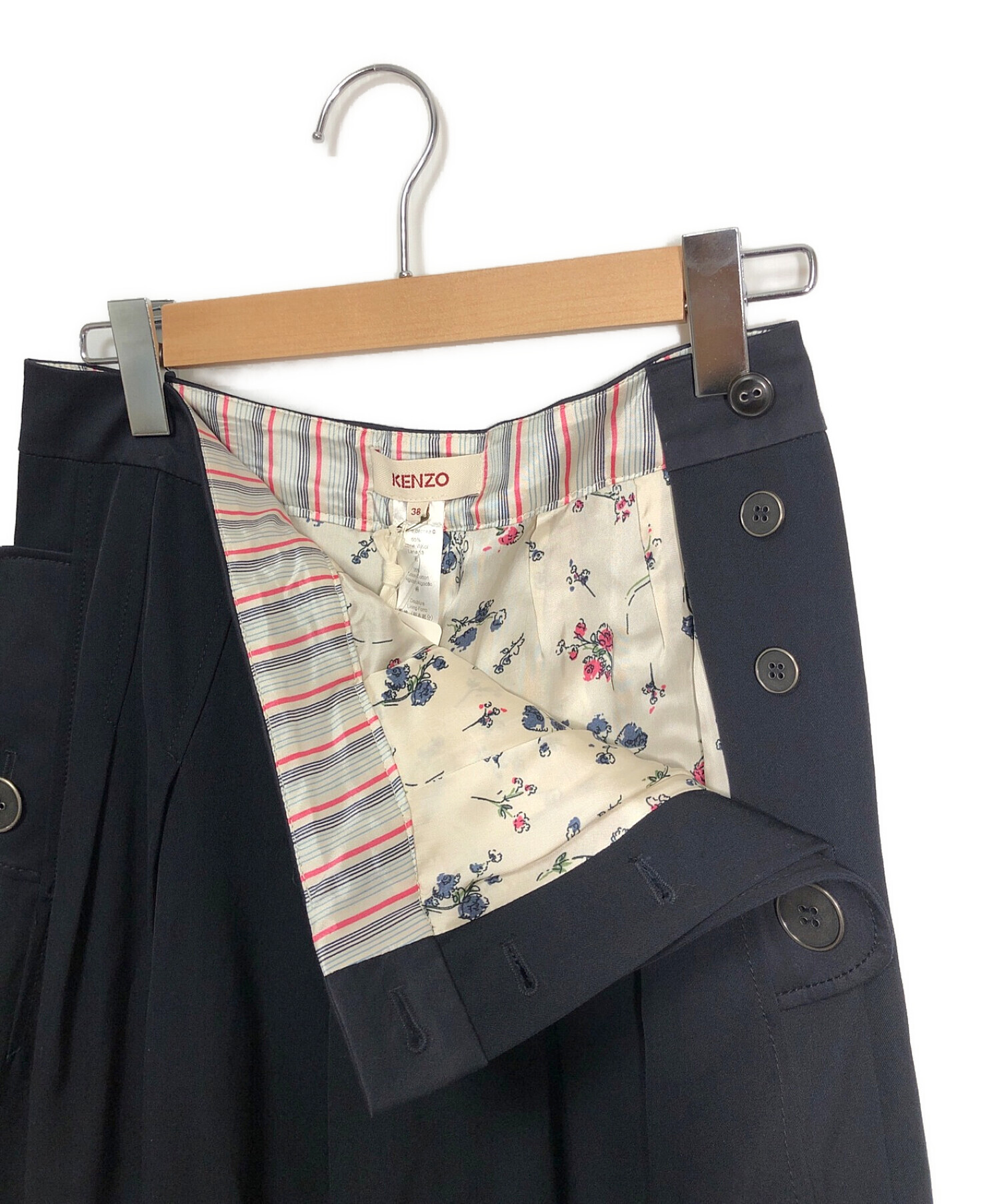 KENZO(ケンゾー) Paperbag-waist Cropped Trousers レディース JPN 