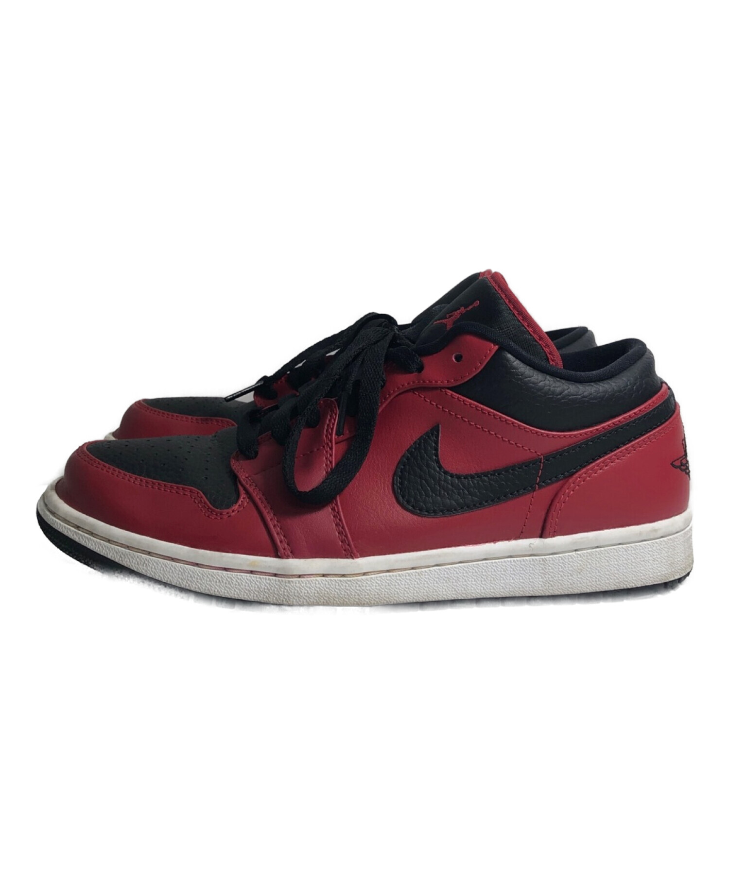 中古・古着通販】NIKE (ナイキ) AIR JORDAN 1 LOW ブラック×レッド