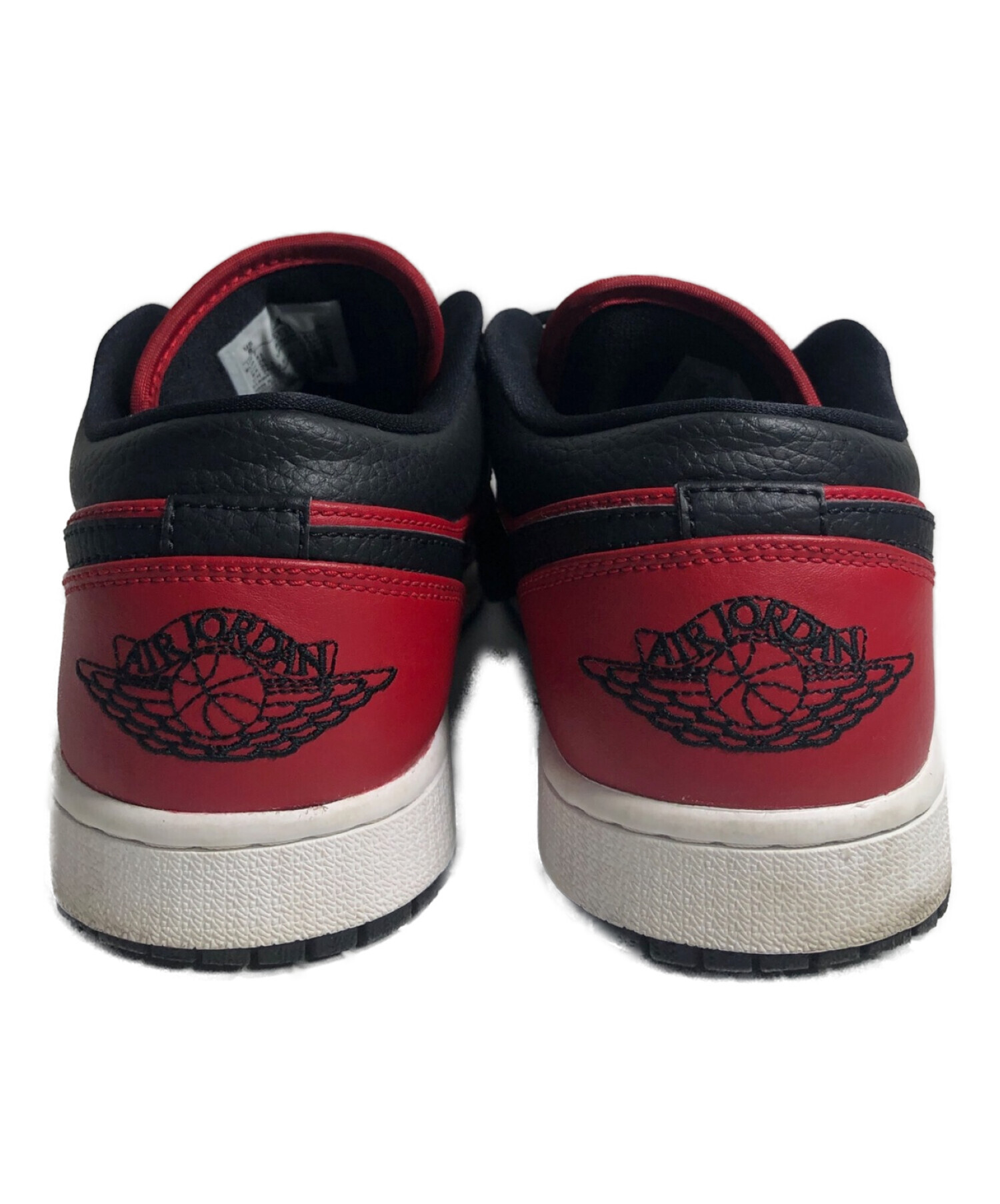 中古・古着通販】NIKE (ナイキ) AIR JORDAN 1 LOW ブラック×レッド