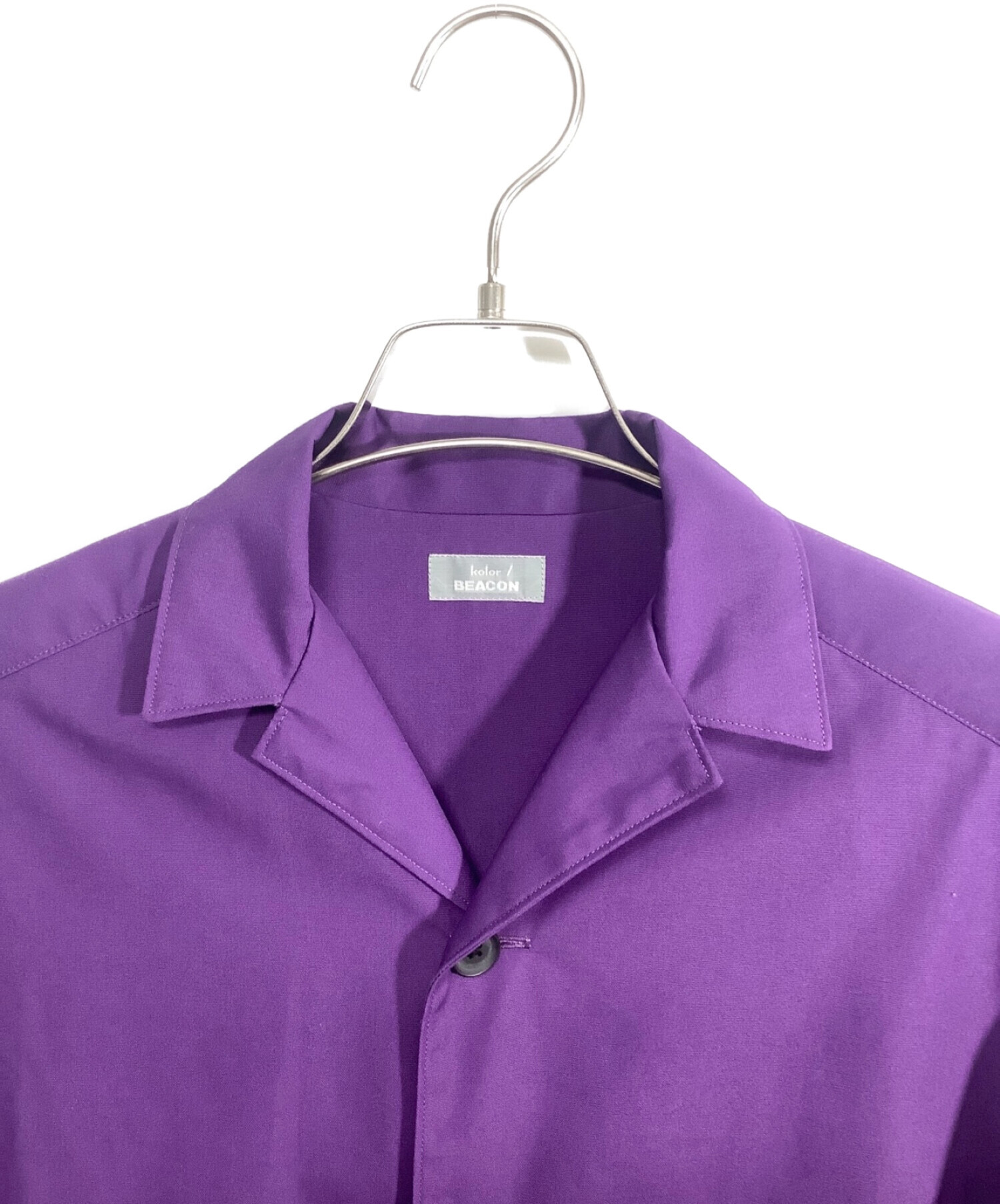 中古・古着通販】kolor/BEACON (カラービーコン) open collar shirt