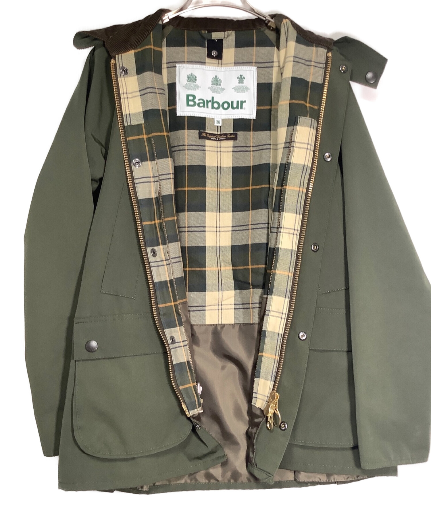 Barbour (バブアー) BEDALE SL 2LAYER カーキ サイズ:36