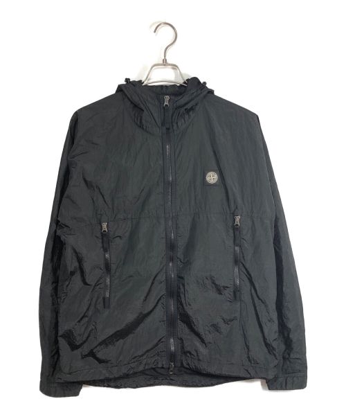 STONE ISLAND ナイロンリップストップジップアップフーディ www