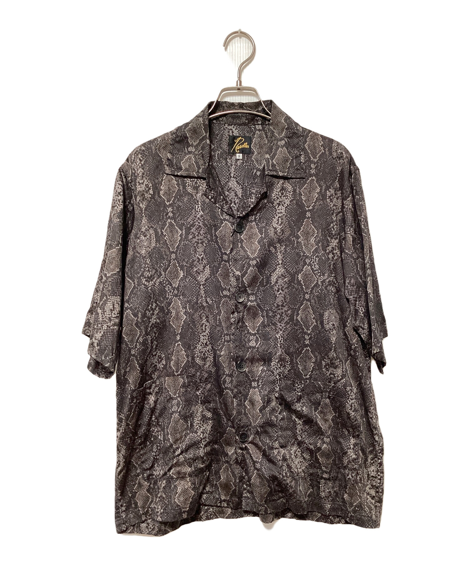 中古・古着通販】Needles (ニードルズ) Cabana Shirt - Python Pt グレー×ブラック サイズ:S｜ブランド・古着通販  トレファク公式【TREFAC FASHION】スマホサイト