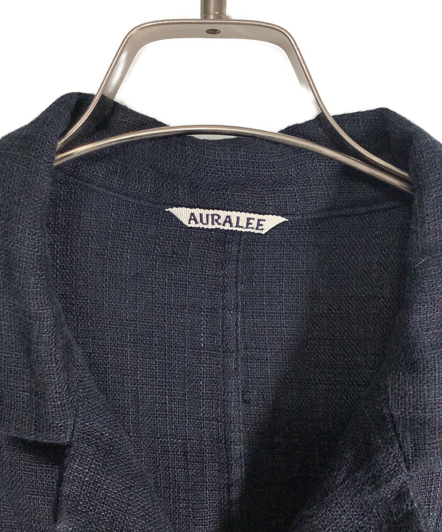 AURALEE (オーラリー) LINEN DOUBLE FACE BLOUSON ネイビー サイズ:5