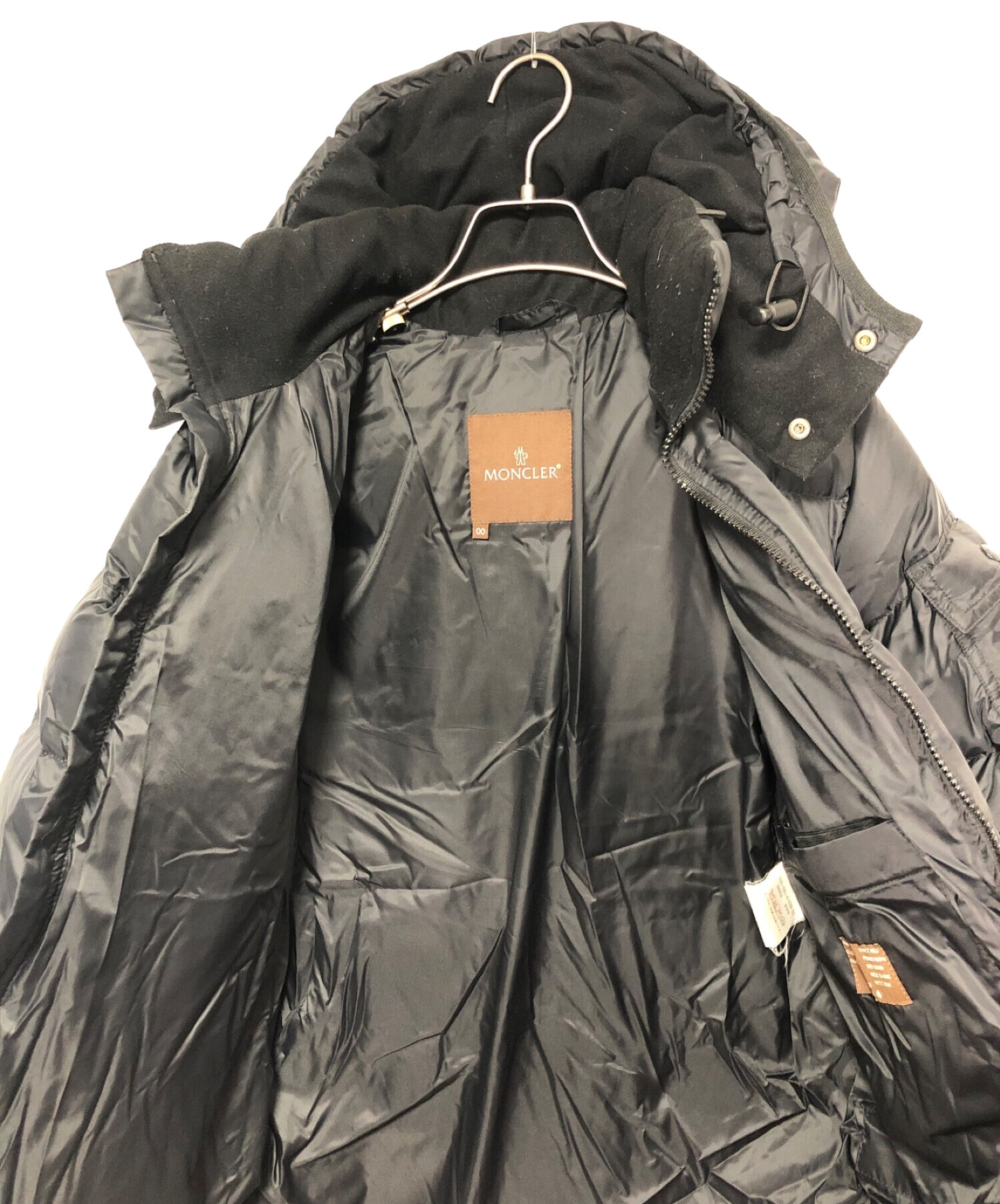 中古・古着通販】MONCLER (モンクレール) ダウンジャケット ブラック