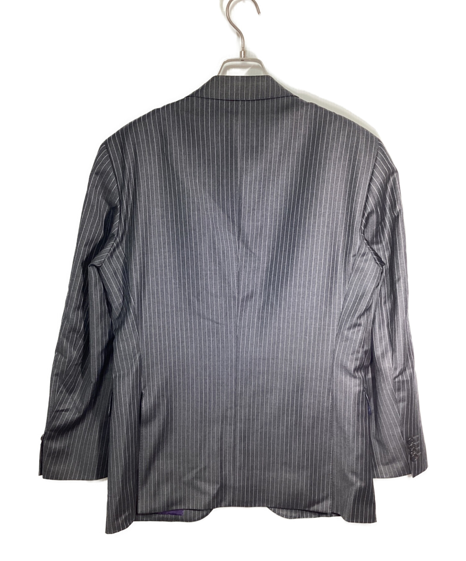 中古・古着通販】Paul Smith London (ポールスミスロンドン) ERMENEGILDO ZEGNA (エルメネジルド・ゼニア)  セットアップスーツ グレー×ホワイト サイズ:Lサイズ｜ブランド・古着通販 トレファク公式【TREFAC FASHION】スマホサイト