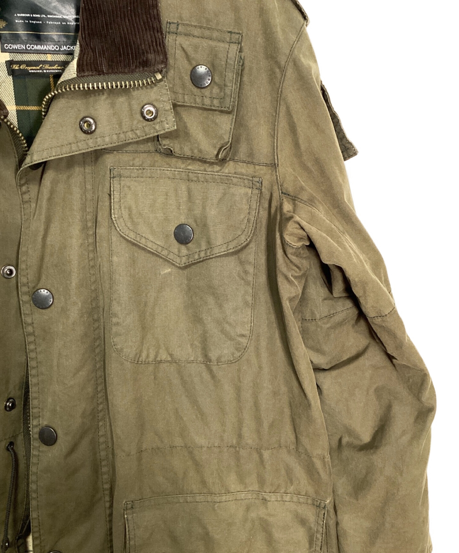 Barbour (バブアー) [OLD]COWEN COMMANDO JACKET カーキ サイズ:C36/91CM